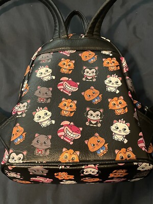 Disney Loungefly Cat Ears Mini Backpack Disney Parks Loungefly Cats Backpack with Ears Cheshire  main image 3