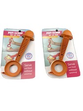 2 Pop  Scoop Cat Food Can Opener and Server Spoon Pet Product Easy Opener