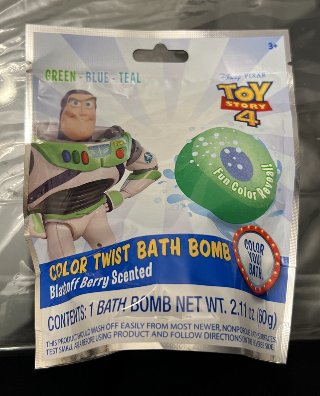 Pixar Toy Story 4 Color Twist Bath Bombs Buzz Lightyear Sheriff Woody ...