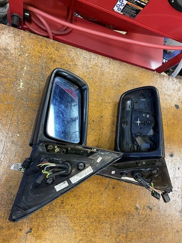93-95 MERCEDES W140 SEC S CLASS COUPE 2D HEATED MIRROR BLACK OEM RIGHT AND LEFT