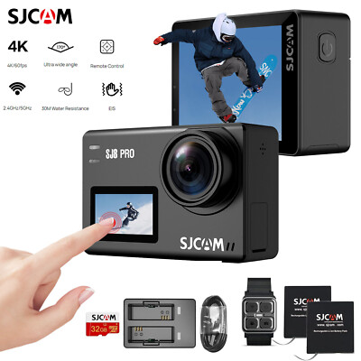 SJCAM SJ8Pro Action Cam 4K60fps 2.33'' Touchscreen Action Kamera 170° Helmkamera