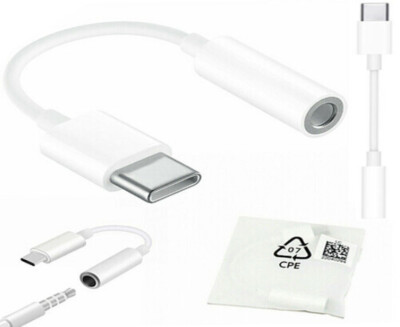 USB-C to Jack Adapter Cable for Audio on Huawei P40 and