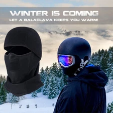 Winter Wind Protection Warm Balaclava Fleece Ski Full Face Mask Helmet Liner USA