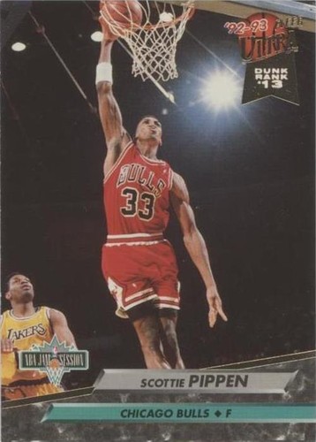 NBAカード　SCOTTIE PIPPEN #213 Card NBA #13 RANK DUNK Ultra Fleer '92-'93 Pippen Scottie スポーツ選手