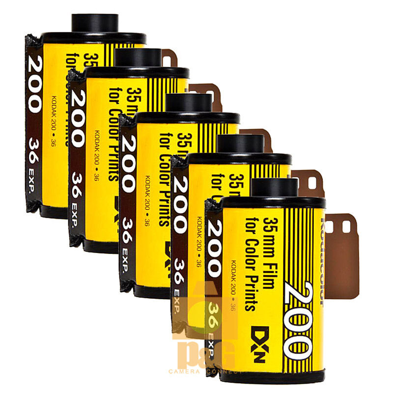 New Kodak Colorplus 200 35mm 36exp Film 5Rolls / Date 02-2023