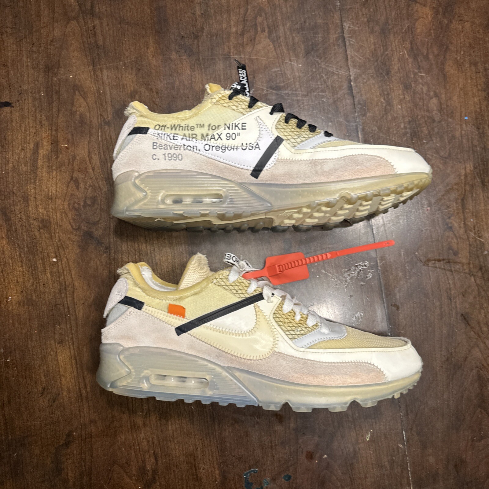 OFF WHITE X NIKE Taglia 12 Nike Air Max 90 x OFF WHITE The Ten 2017