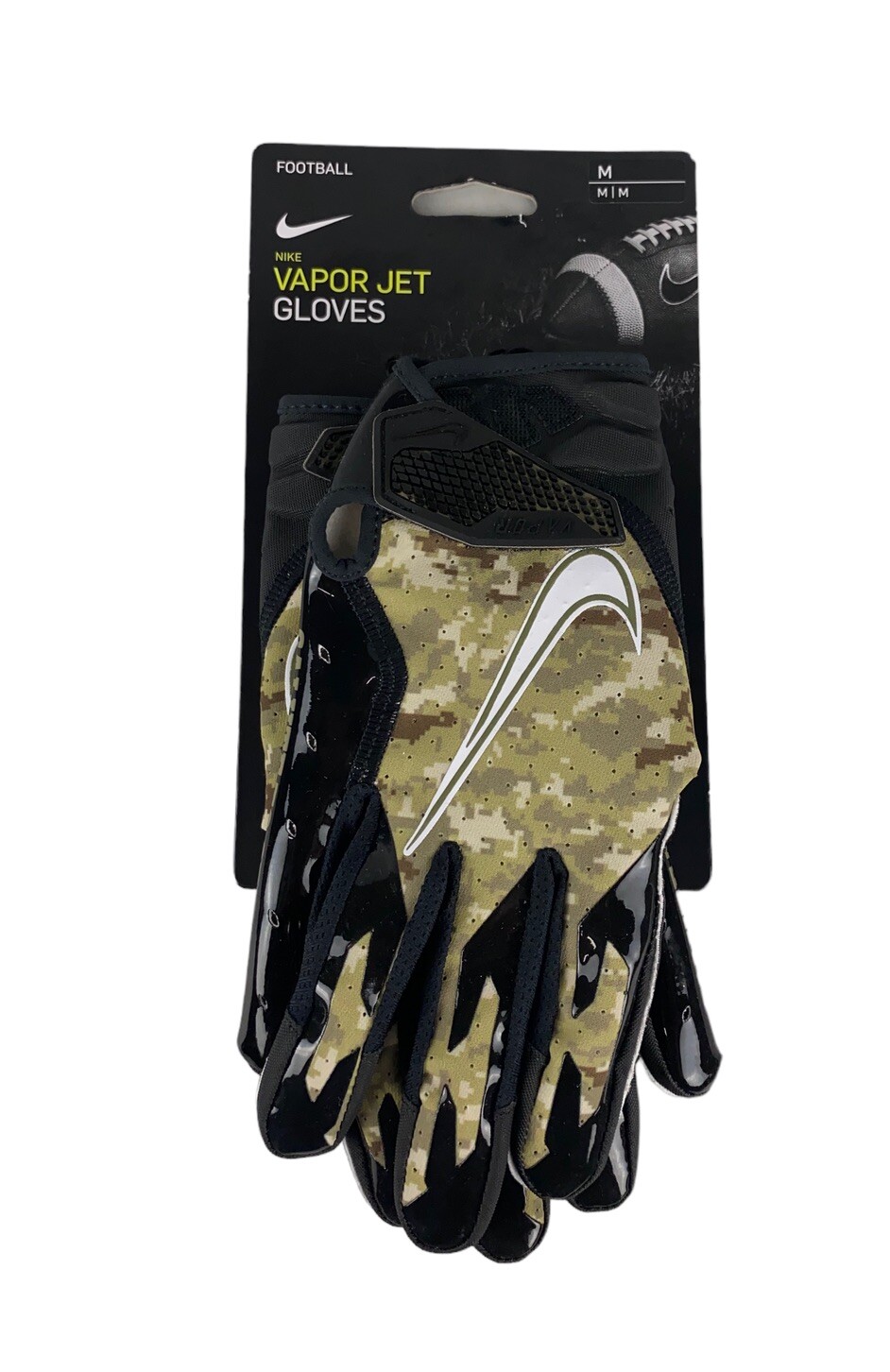 НОВЫЕ мужские футбольные перчатки Nike Vapor Jet NFL Salute черного цвета, размер M