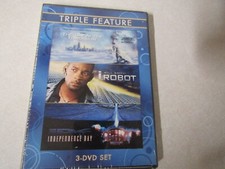 DVD MOVIE BRAND NEW TRIPLE FEATURE DAY AFTER TOMORROW I, ROBOT INDEPENDENCE DAY