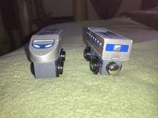 Maxim wooden passenger train