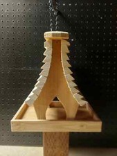 Open sided bird feeder - mad from cedar and pine - All our creations are Unique.