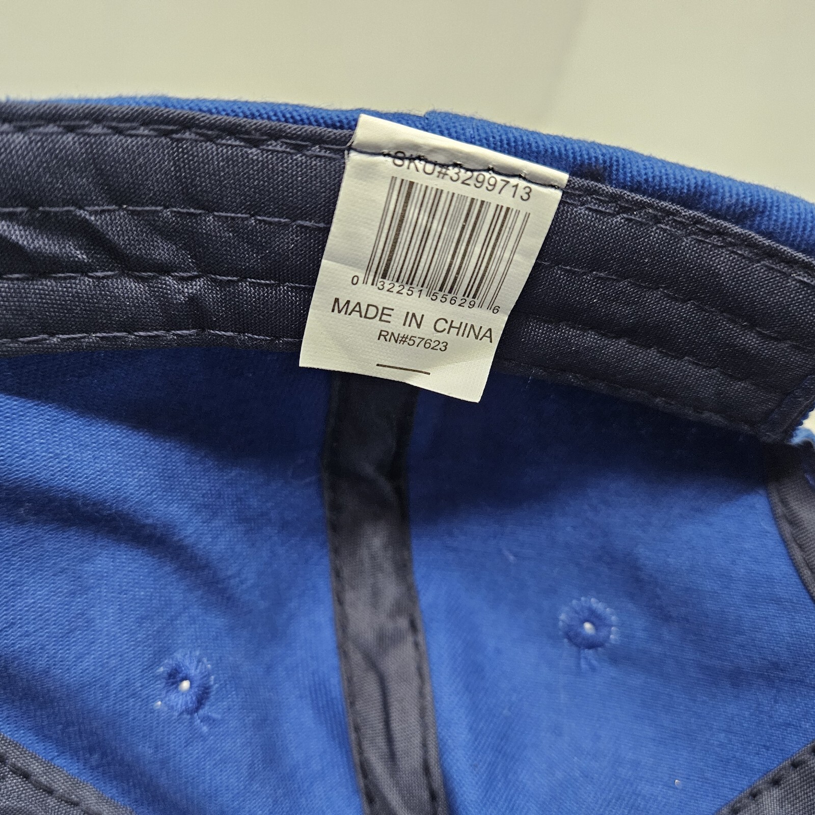 BLESSED Hat Adjustable Strapback Blue Studded Shi… - image 9