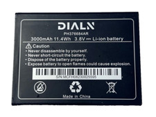 FOR DIALN MAXSIP X62 PH376684AR 3000mAh 3.87V Li-ion Cell Phone Battery USED 