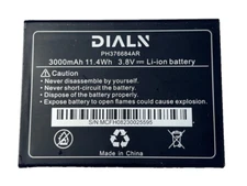 FOR DIALN MAXSIP X62 PH376684AR 3000mAh 3.87V Li-ion Cell Phone Battery *USED*