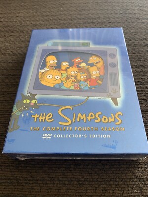 The Simpsons - Fourth Season (DVD, 2009, 4 Disc Set,) NEW HTF OOP Rare