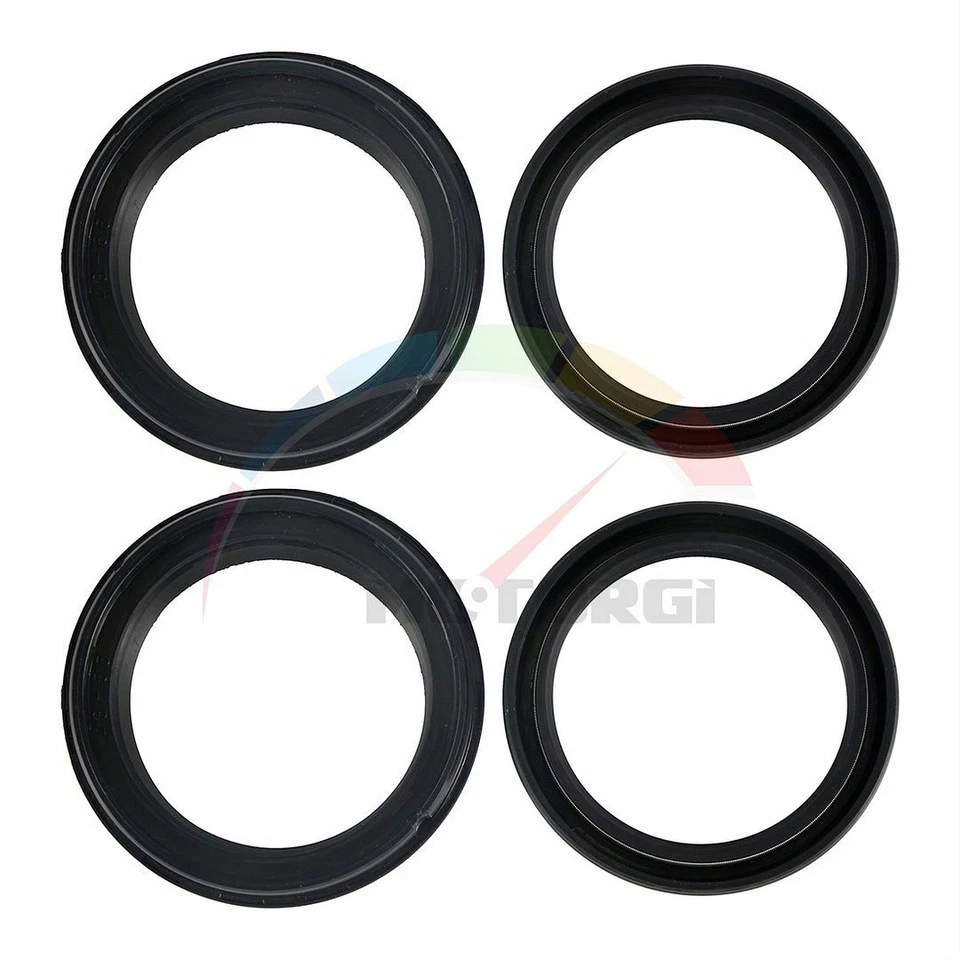 Sellos de aceite de horquilla x2 sellos antipolvo x2 para Kawasaki KLX250R 1993-1996 1994 1995 Foto 3 de 4