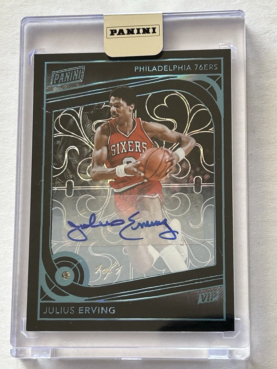 Panini Julius Erving Basketball Serial Numbered Sports Trading