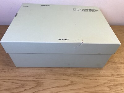 shoe box off white