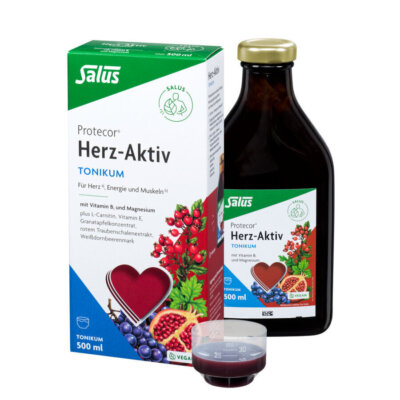 Salus Protecor Herz-Aktiv Spezial-Tonikum 500ml - mit Vitamin B1 und Magnesium