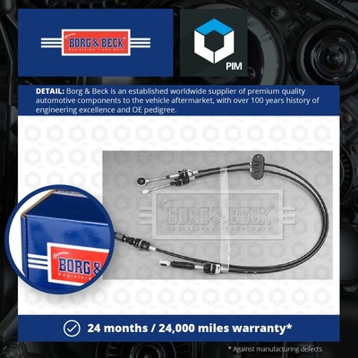 Gear Change Cable fits FORD FUSION TDCi 1.6D 04 to 12 B&B 1489301 Quality New