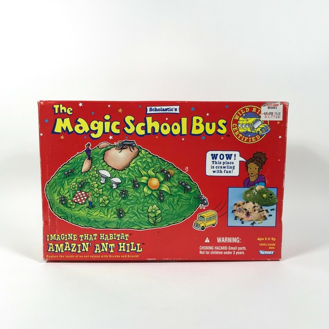 1995 MAGIC SCHOOL BUS Imagine Habitat AMAZIN’ ANT HILL Complete by