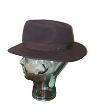 OFFICIAL INDIANA JONES ADVENTURES LUCAS FILM 2008 BROWN FEDORA HAT W/ PIN