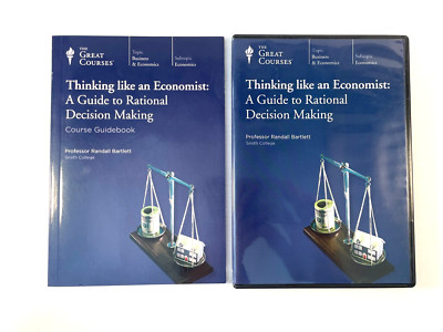 Thinking Like an Economist Guide to Rational Decisions DVD Great Courses+Book