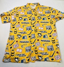 PITTSBURGH PENGUINS HAWAIIAN STYLE AOP SHIRT MENS XL SGA PROMO 2024 NHL HOCKEY