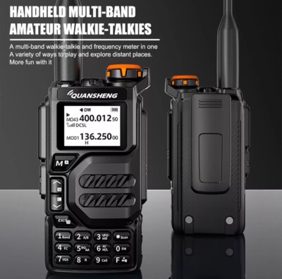 UV-K5 5W 50-599MHz Walkie Talkie Handheld Transceiver 200CH for AM Airband