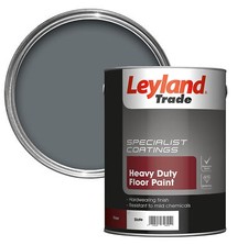 5lt Leyland Trade Heavy Duty Concrete Floor Paint Tile Red , Grey, Dark Green