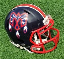 MONTREAL ALOUETTES INDIGENOUS THEME 2024 CFL FOOTBALL MINI HELMET