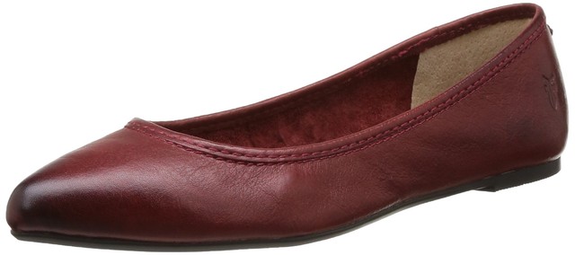 frye regina leather ballet flat