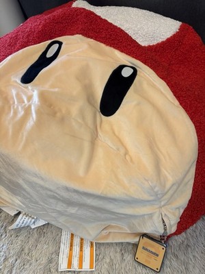 Pottery Barn Large Super Mario  Super Mushroom Bean Bag Chair Slipcover NWT