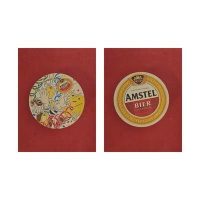 Amstel Handschellen Brauerei Bierdeckel Bier