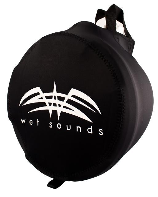 Wet Sounds REV 10 Fixed Clamp Tower Speakers with Wet Sounds Suitz Covers White