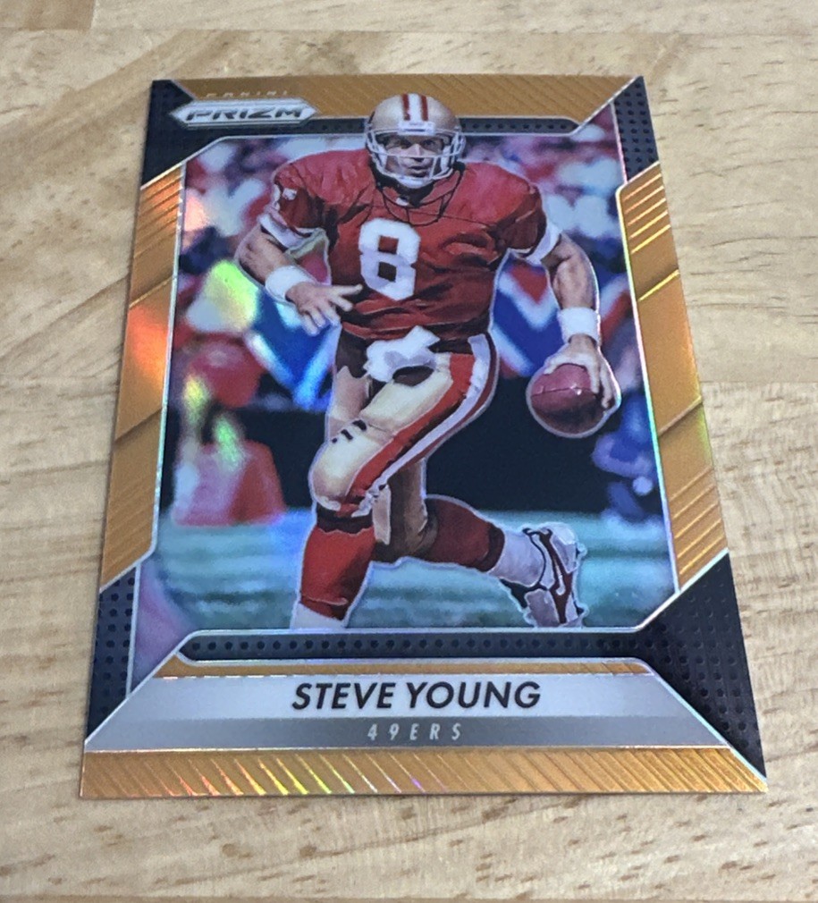 2016 Panini Prizm - Steve Young #105 Orange Prizm /299