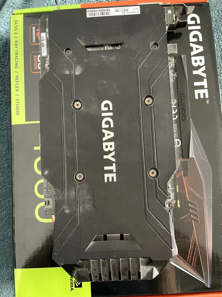 GIGABYTE NVIDIA GeForce GTX 1060 3 GB Memory Computer Graphics