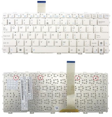 White US Keyboard For   Eee PC 1015T 1015Tx 1016P 1016PT 1018P 1018PB 1025C #pk
