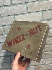 Vintage Whizz Nut Cream City Candy Co. Bar Store Display Box Milwaukee Wisconsin