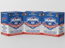 (3) 2025 Buffalo Bills Panini Exclusive Farewell Season Team Card Box Set SEALED