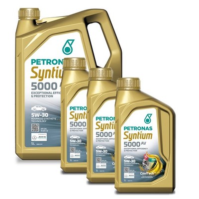 8L Petronas Syntium 5000 AV 5W30 Engine Oil BMW LL04 MB 229.51 VW 504/507.00