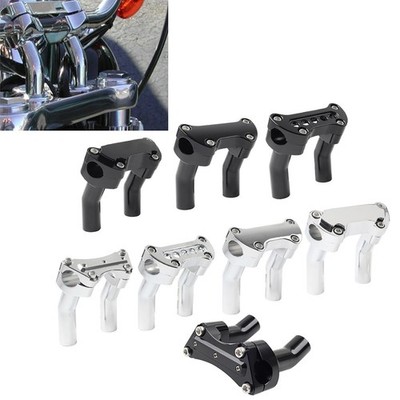 4'' Tall Pullback Handlebar Riser 1'' Clamp For Harley Tour Super Road Glide Dyna