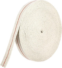 Stoppino piatto cotone 10m x 1 2cm per lampade olio petrolio lanterne candele