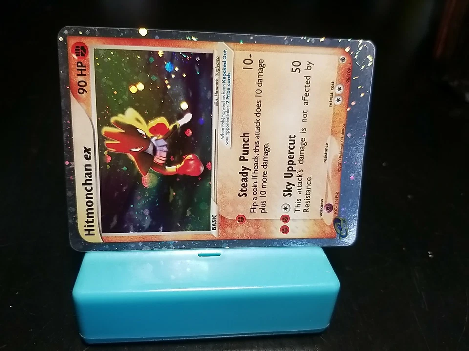 Pokémon TCG - Hitmonchan ex 98/109 - Ultra Rare - Ex Ruby & Sapphire [Near Mint] - Image 2 of 4