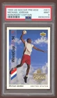 MICHAEL JORDAN 1993 UPPER DECK WORLD CUP #HC3 "HONORARY CAPTAINS" CARD PSA 9