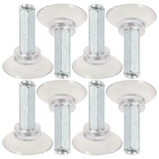 2 Sets Suction Cup Screw Base Rubber Holder Bottom Machine Mount