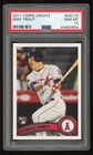 2011 Topps Update #US175 Mike Trout PSA 10 Rookie RC