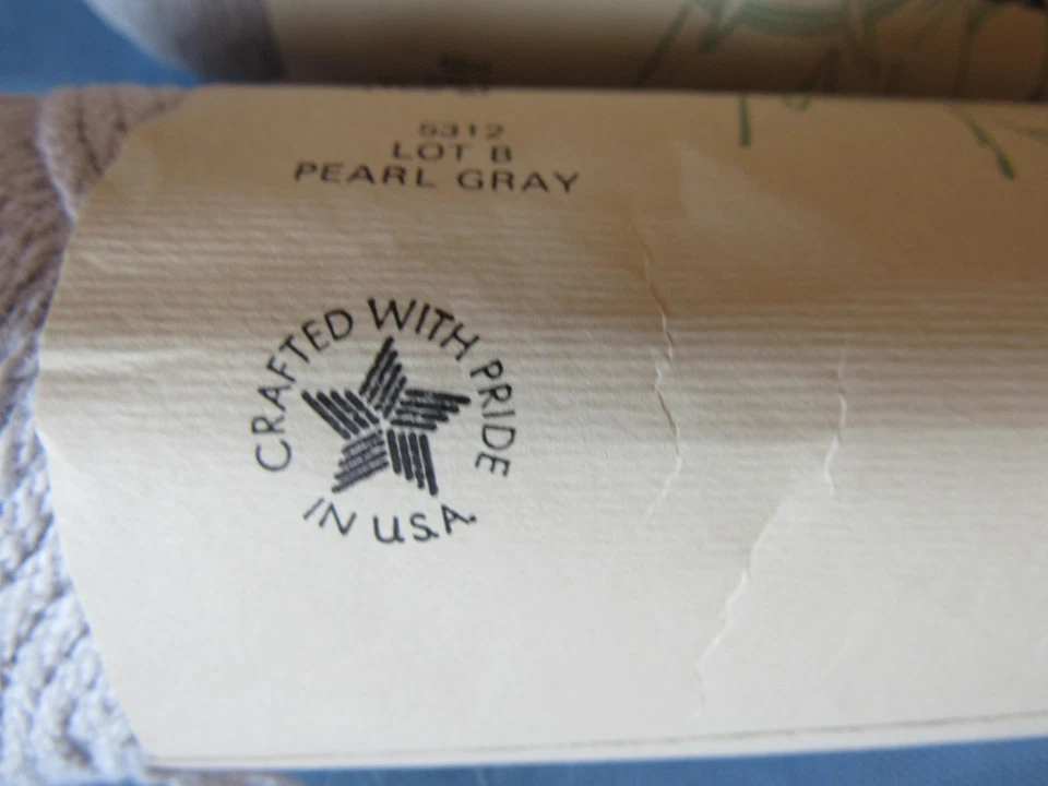 Bernat Gloucester 100% Cotton Yarn Pearl Gray 5312 3 Skeins Lot B Made USA Knit - Image 4 of 4