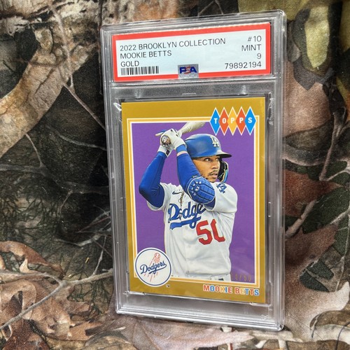 2022 Topps Brooklyn Collection - Mookie Betts #10 GOLD /50 PSA 9