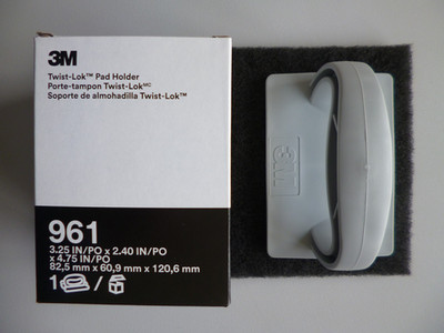 3M Handblock 961 PH961 Pad-Halter 7100247093 + Handpad L229 x B152 mm ultra fine