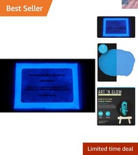 Rechargeable Glow in the Dark Pigment - Fluorescent Blue 12g for DIY Projects